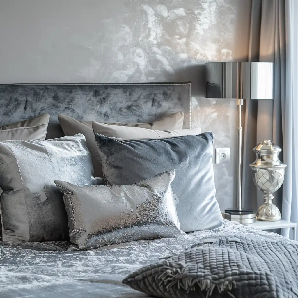 Blijf stijlvol met zilverkleurige decoraties